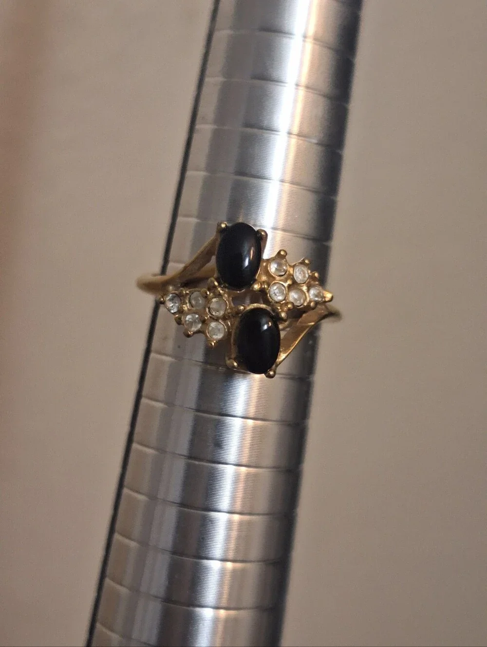 Onyx Style Cocktail Ring